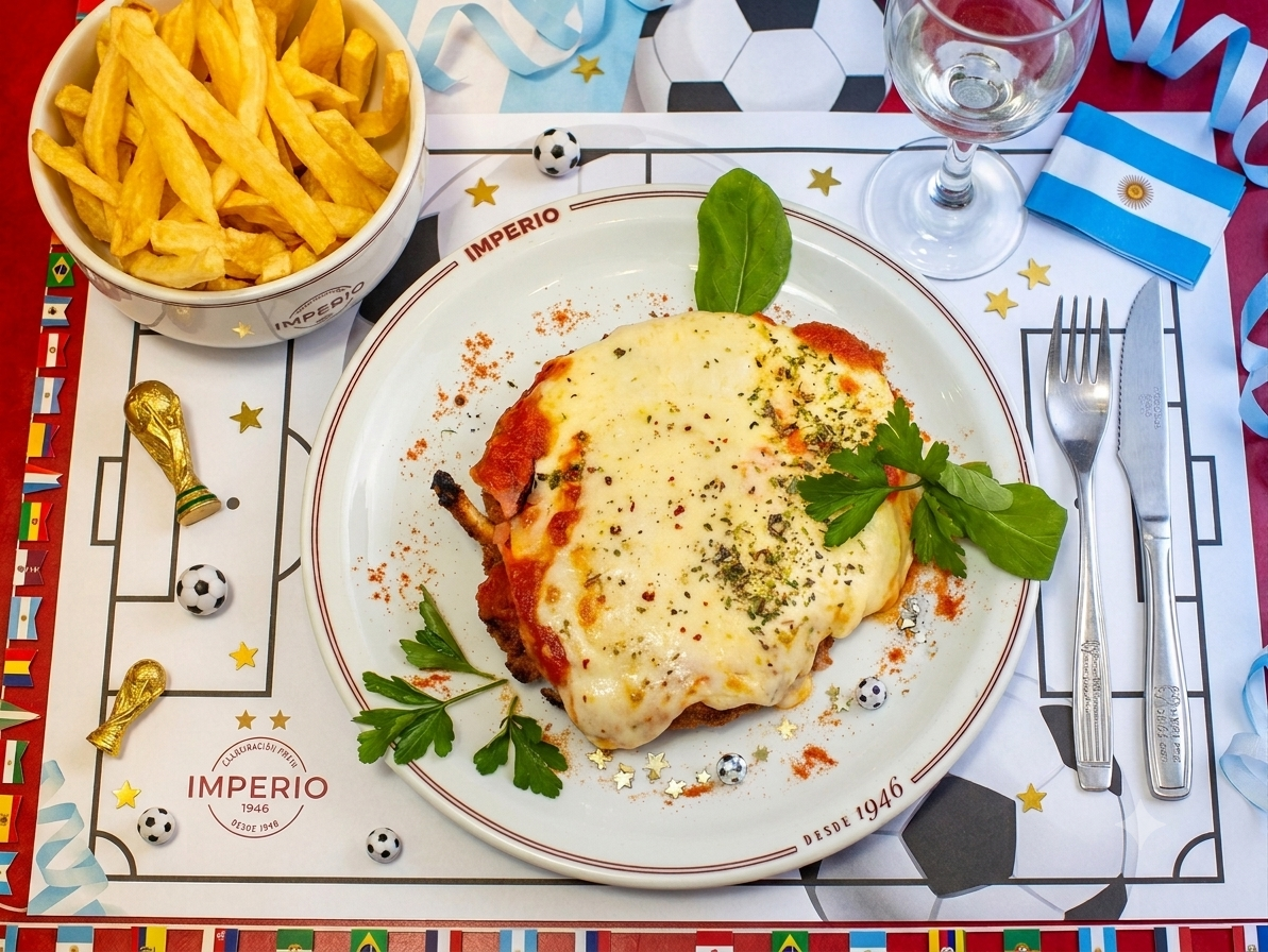 Suprema Napolitana con Fritas