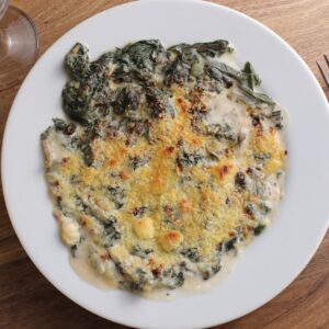 Espinaca a la crema