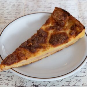 Porción de Faina especial con jamón