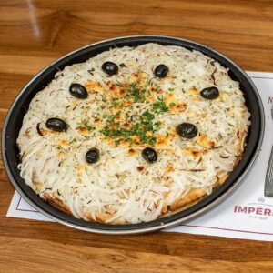 Pizza Gde. Fugazzeta con jamón rellena