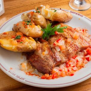 Matambrito de cerdo grillado