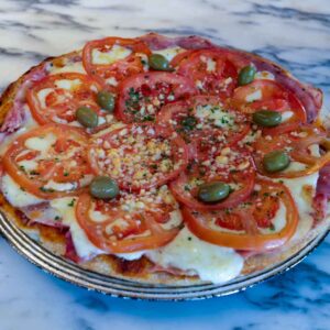 Pizza Gde. Napolitana con jamón