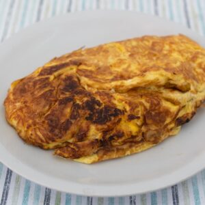 Omelette caprese