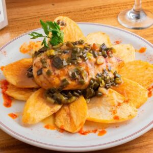 Pechuga de Pollo al Verdeo
