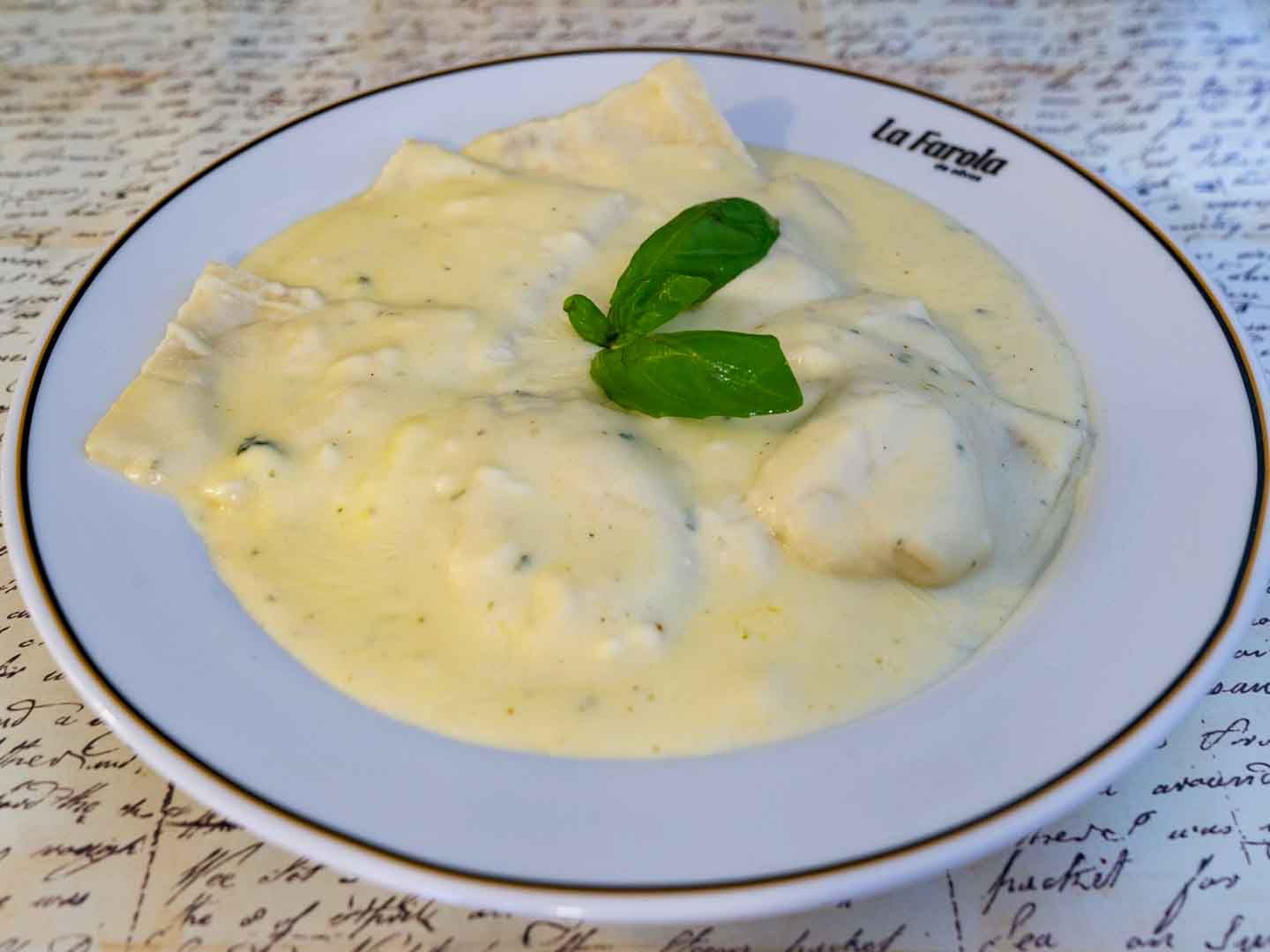 Sorrentinos de jamón y queso