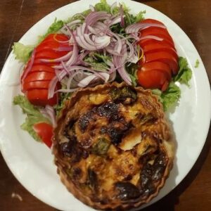 Tortilla de papa y cebolla