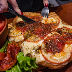 Milanesa XL a la Napolitana con fritas
