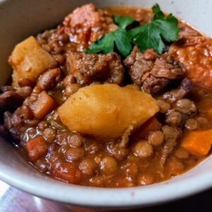 Lentejas a la española